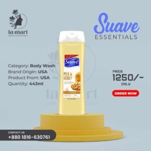 Suave Essentials Gentle Body Wash - Milk & Honey