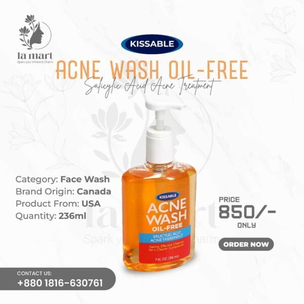 KISSABLE ACNE WASH OIL-FREE