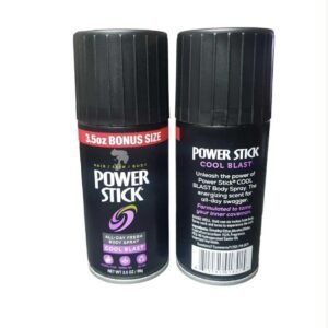 Power Stick Cool Blast, 3.5oz Bonus Size, All-Day Fresh Body Spray